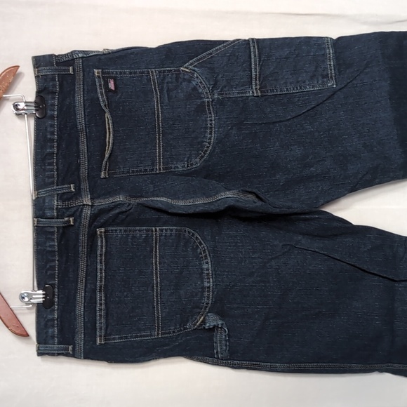 Dickies Dark Wash Men's Carpenter Jeans Size 38x34 - Picture 2 of 4